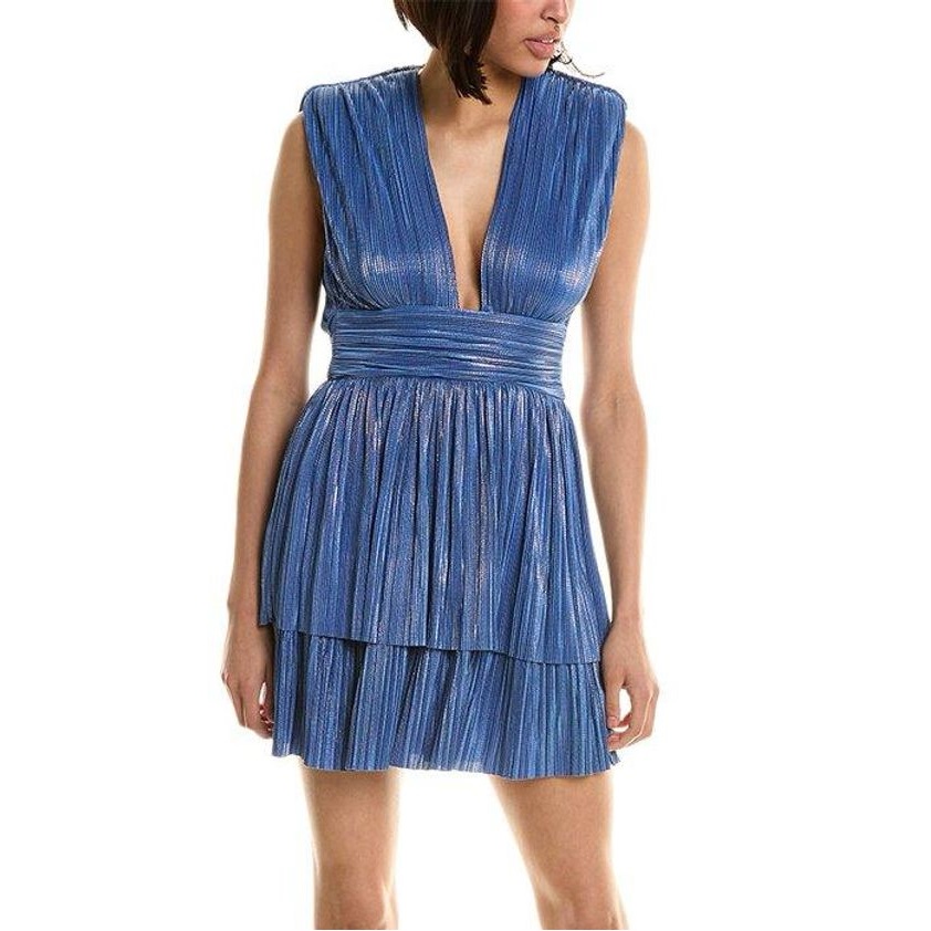 Nwt Sabina Musayev Aviana Blue Dress - Sz M